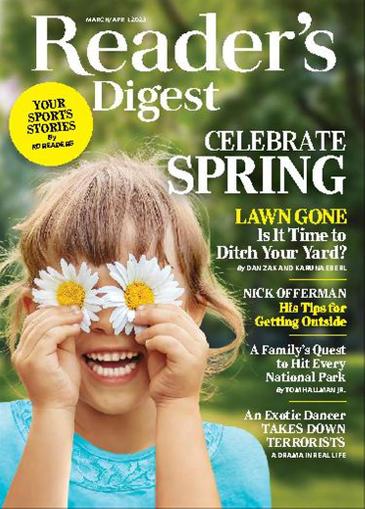 Reader's Digest Magazine March 1st, 2023 Issue Cover