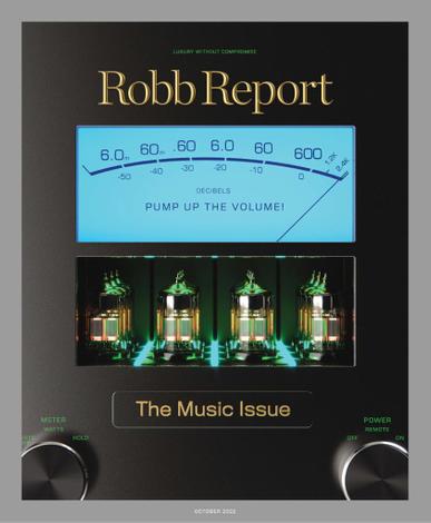 Robb Report Magazine October 1st, 2022 Issue Cover