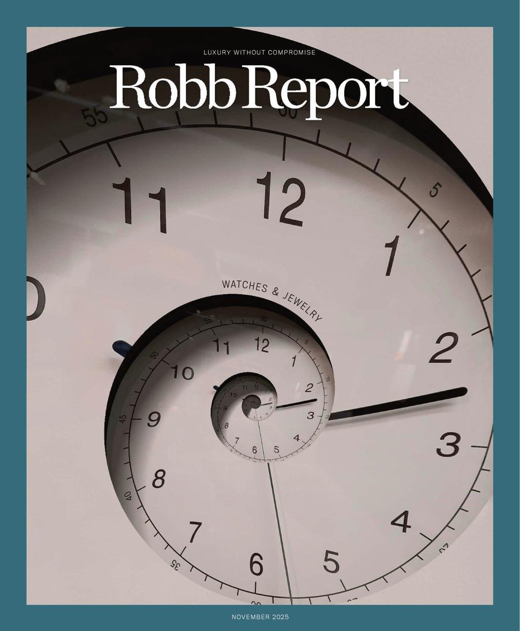 Robb Report Magazine Subscription                    November 1st, 2025 Issue