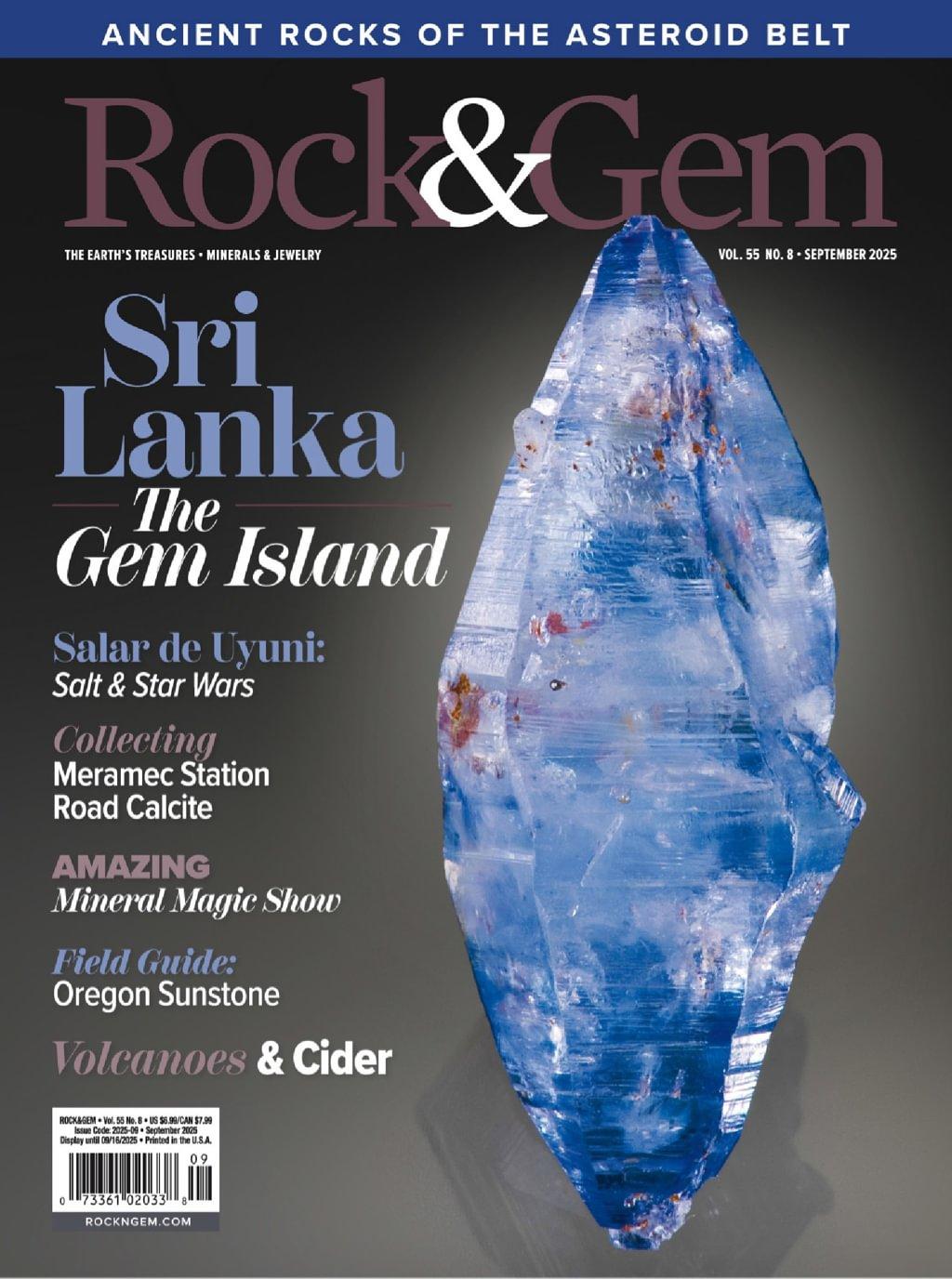 Rock & Gem Magazine Subscription                    September 1st, 2025 Issue