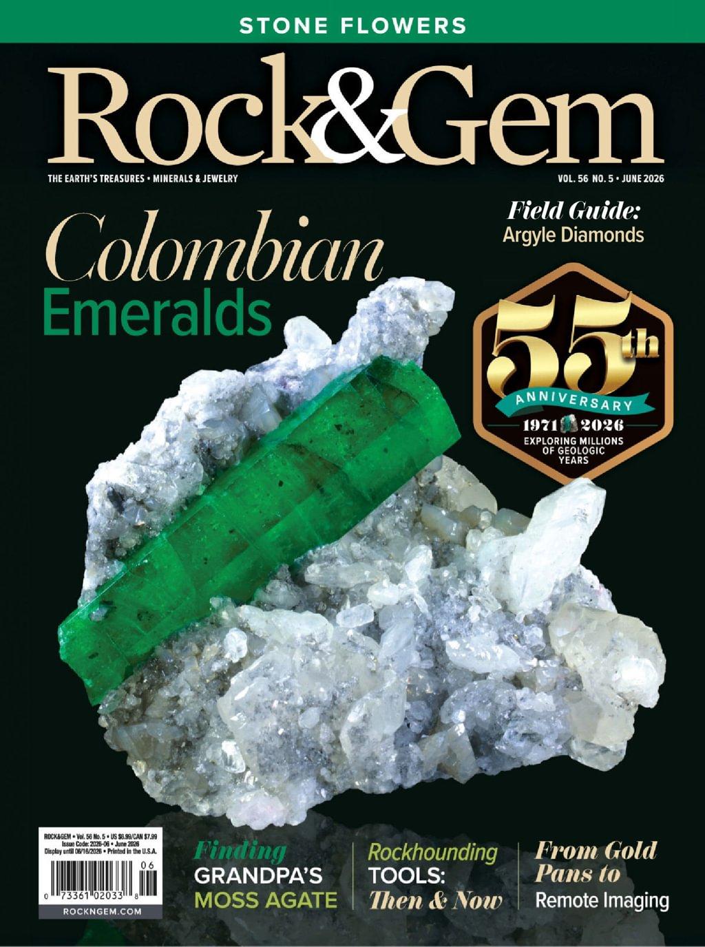 Rock & Gem Magazine Subscription                    June 1st, 2026 Issue