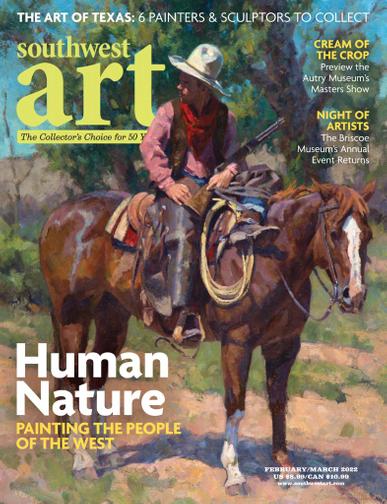 Southwest Art Magazine February 1st, 2022 Issue Cover