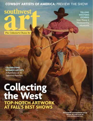 Southwest Art Magazine October 1st, 2022 Issue Cover