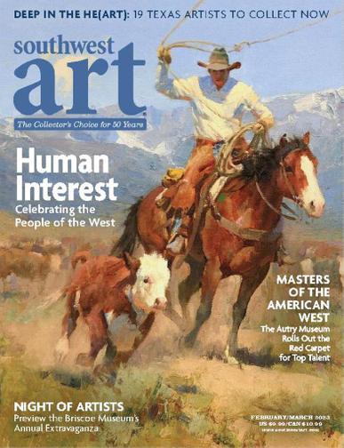 Southwest Art Magazine February 1st, 2023 Issue Cover