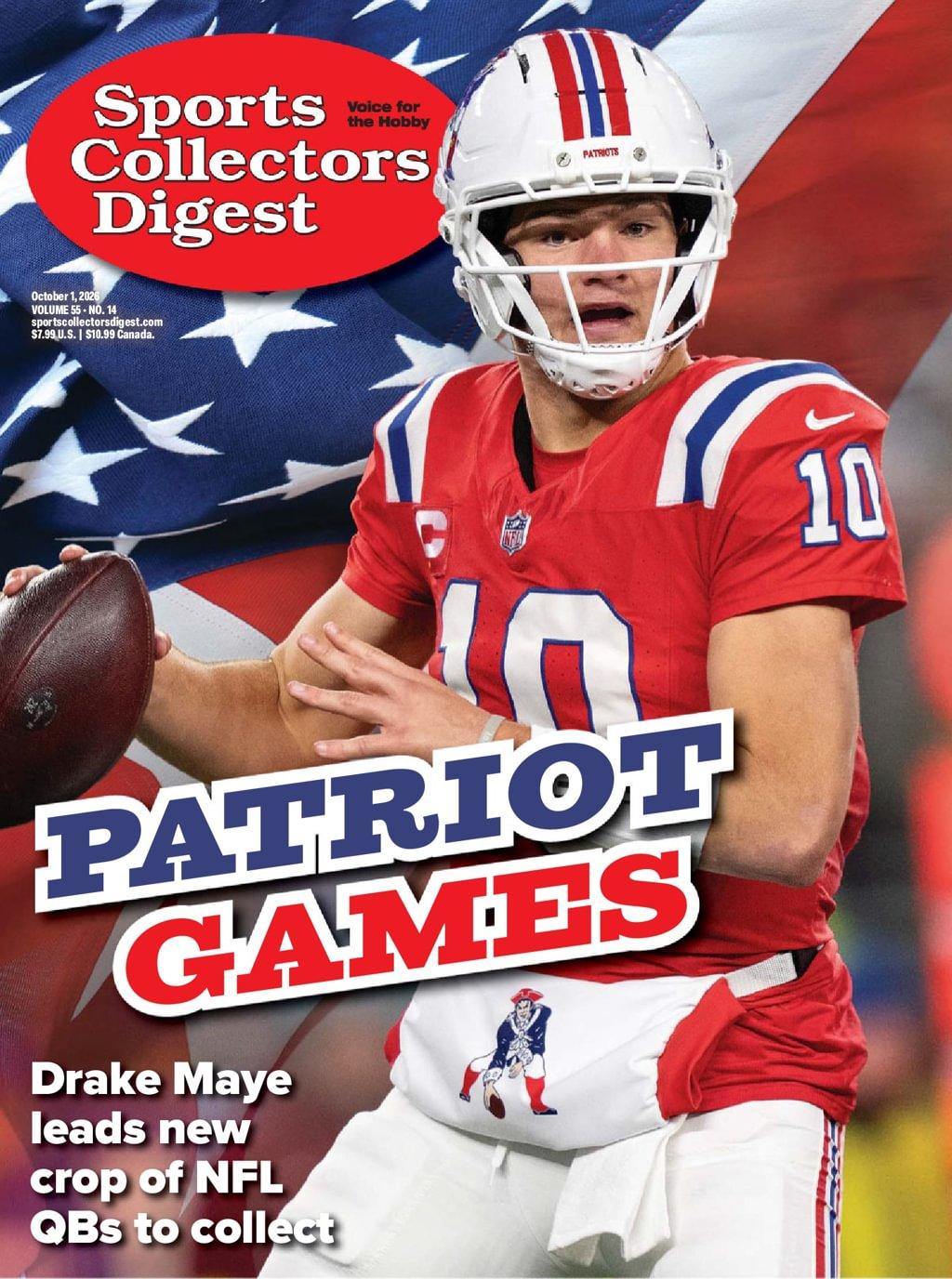 Sports Collectors Digest Magazine October 1st, 2026 Issue Cover