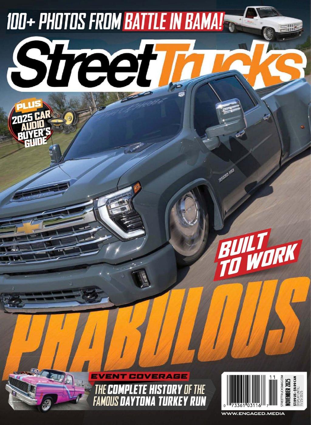 Street Trucks Magazine Subscription                    November 1st, 2025 Issue