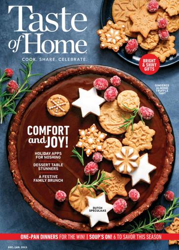 Taste of Home Magazine December 1st, 2022 Issue Cover