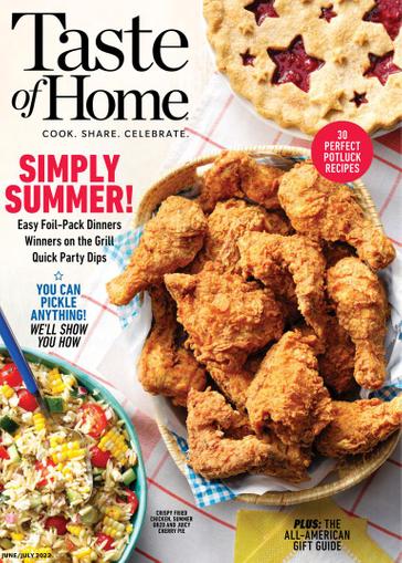 Taste of Home Magazine June 1st, 2022 Issue Cover
