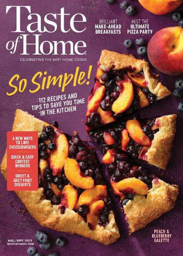 Taste of Home Magazine August 1st, 2023 Issue Cover