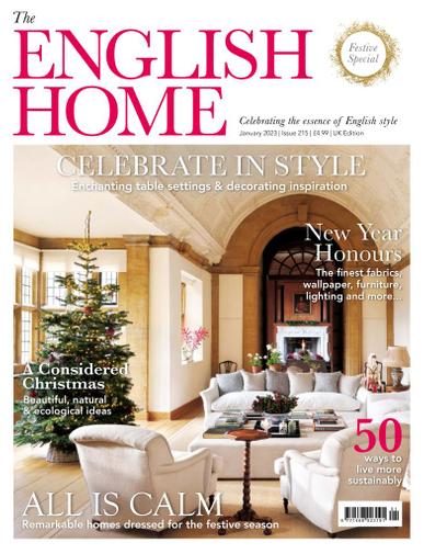 The English Home Magazine January 1st, 2023 Issue Cover