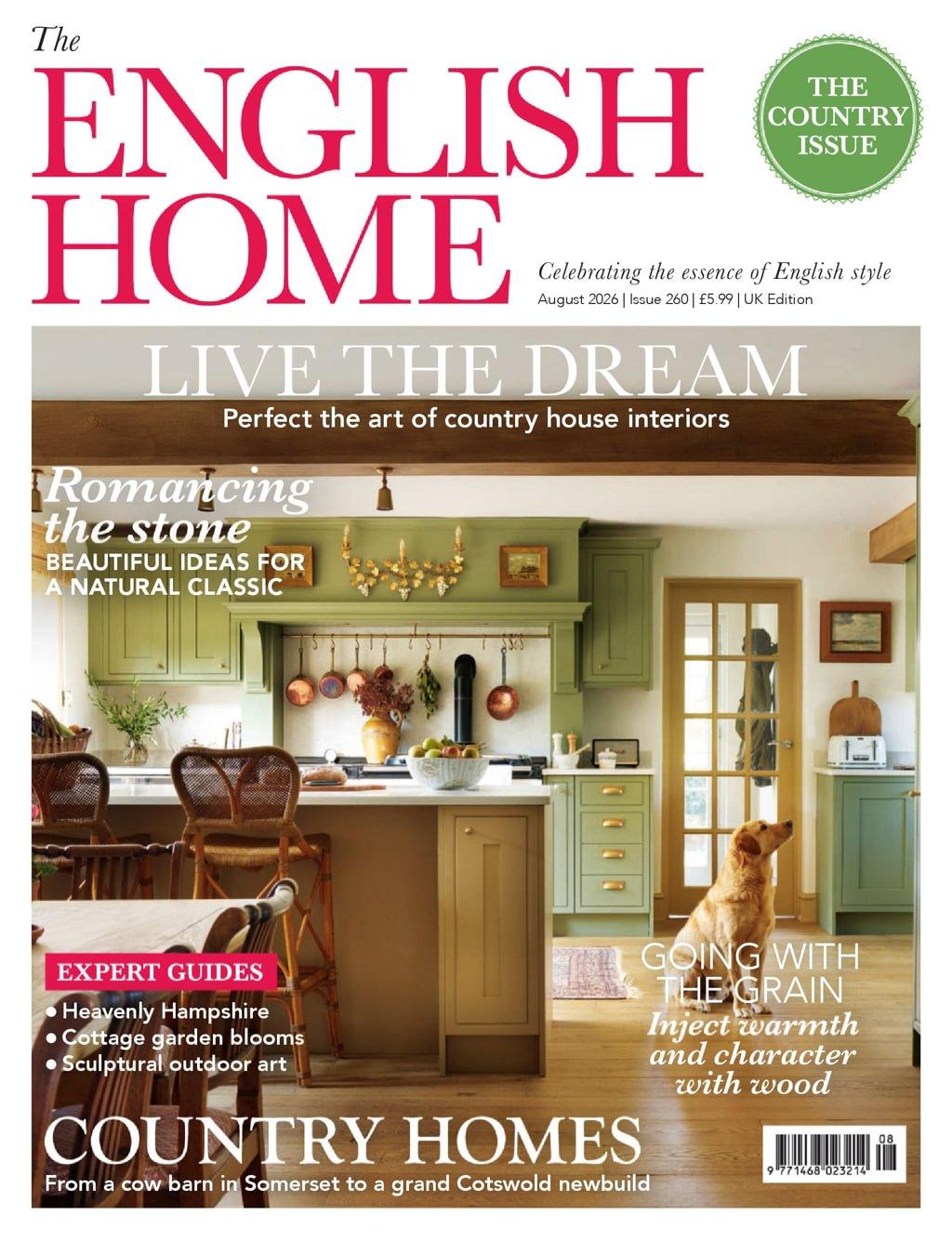 The English Home Magazine Subscription                    August 1st, 2026 Issue