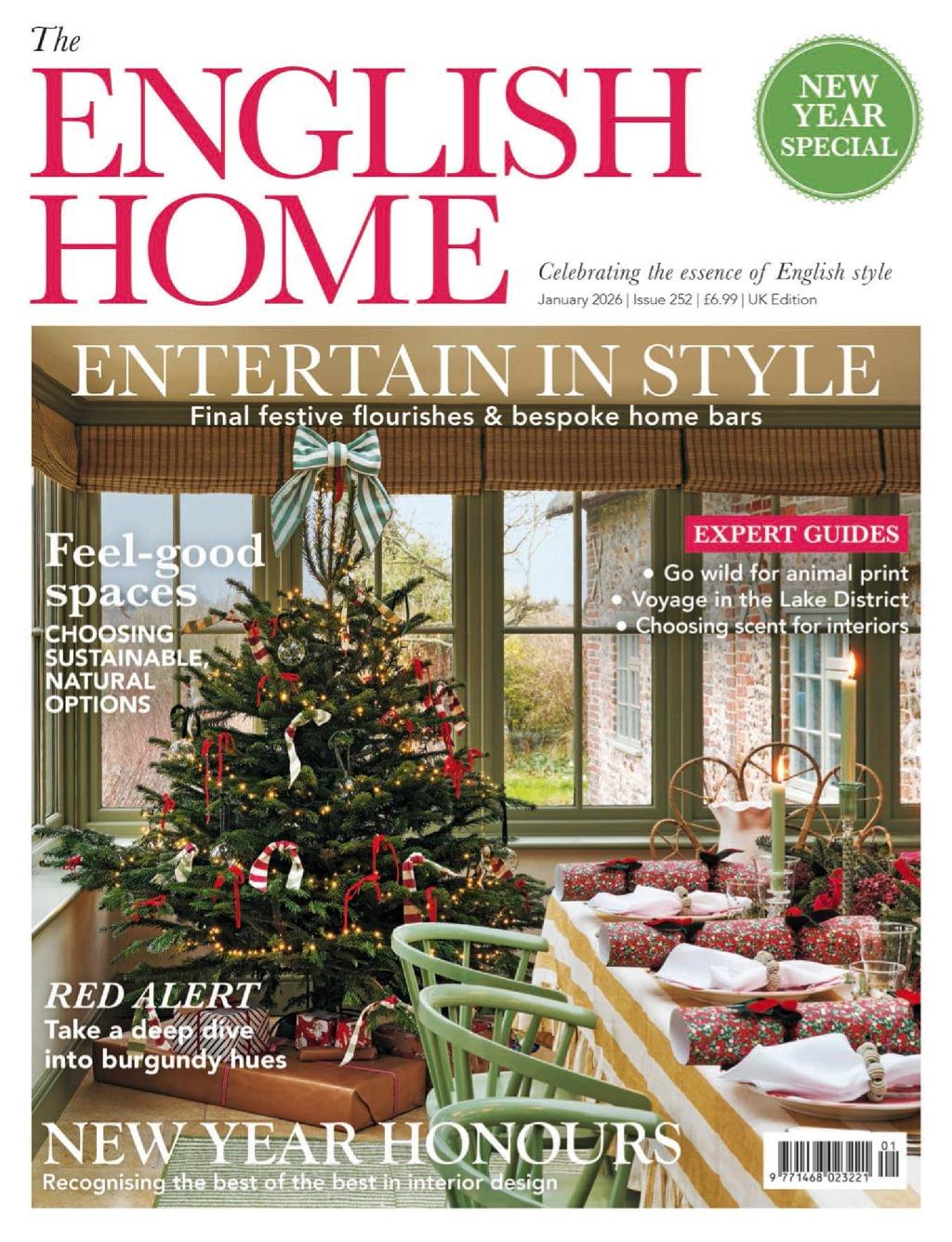 The English Home Magazine Subscription                    January 1st, 2026 Issue