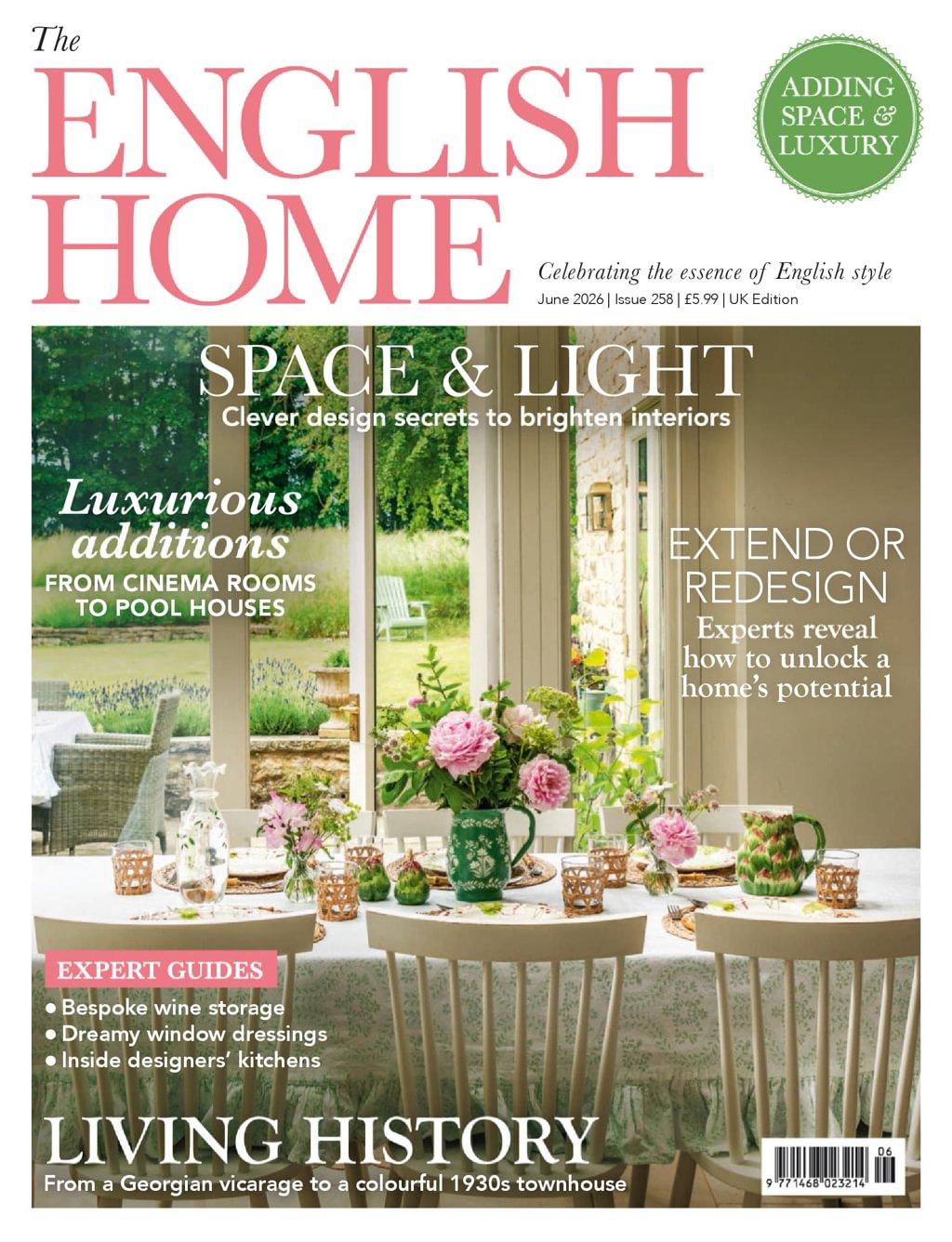 The English Home Magazine June 1st, 2026 Issue Cover