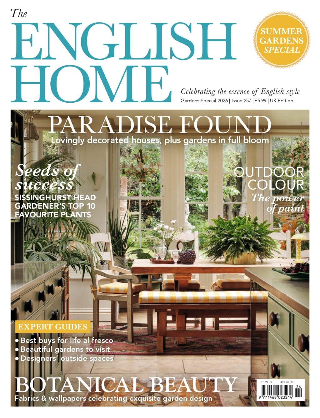 The English Home Magazine May 15th, 2026 Issue Cover