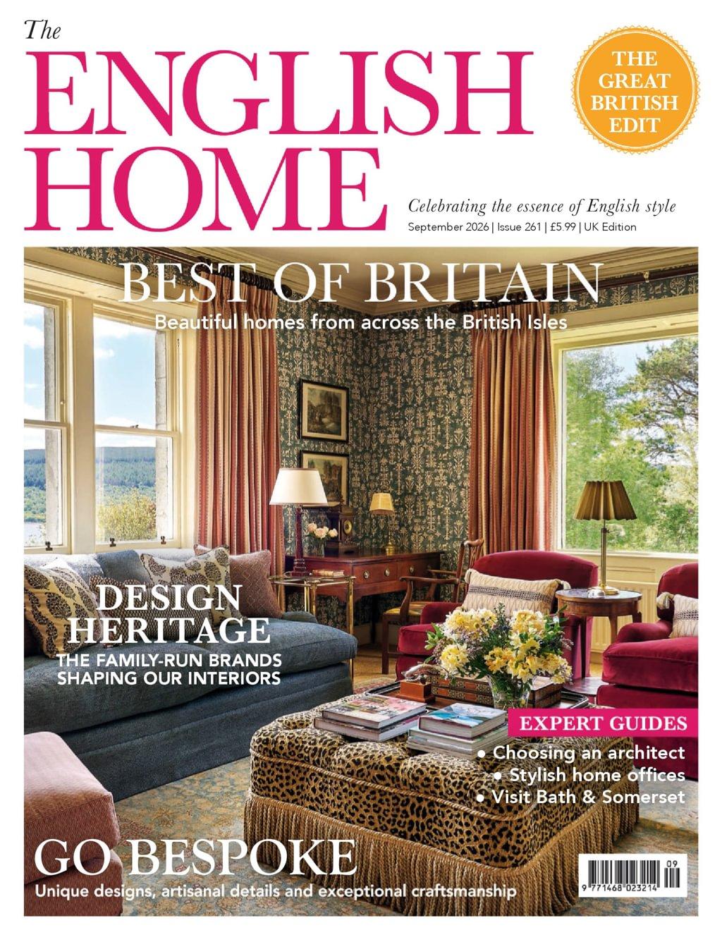 The English Home Magazine September 1st, 2026 Issue Cover
