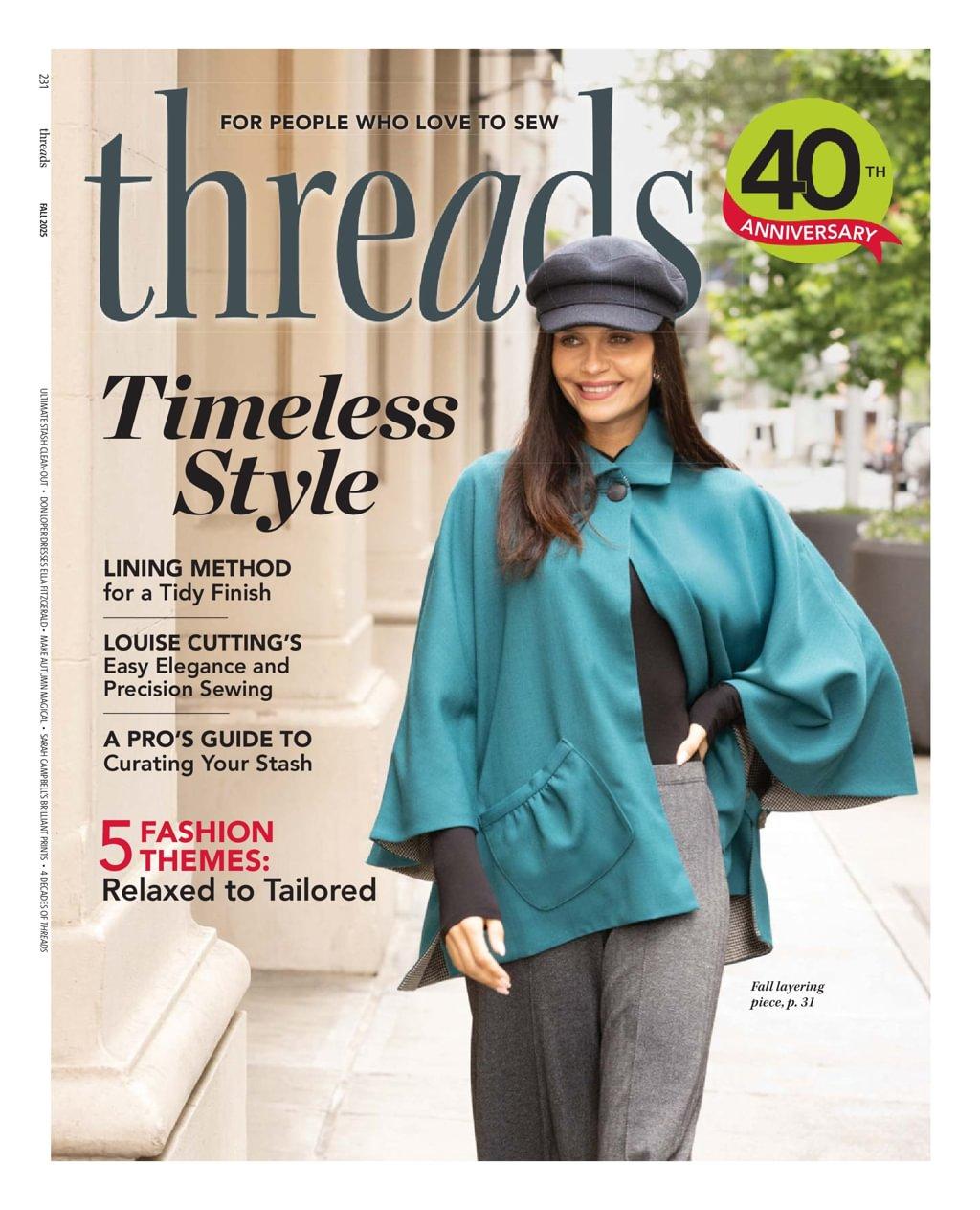 Threads Magazine September 1st, 2025 Issue Cover