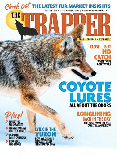 Trapper & Predator Caller Magazine December 1st, 2023 Issue Cover