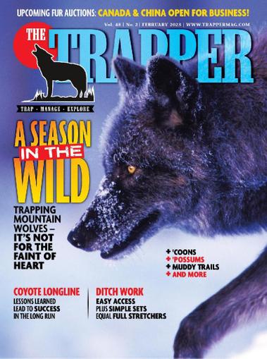 Trapper & Predator Caller Magazine February 1st, 2023 Issue Cover