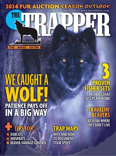 Trapper & Predator Caller Magazine February 1st, 2024 Issue Cover