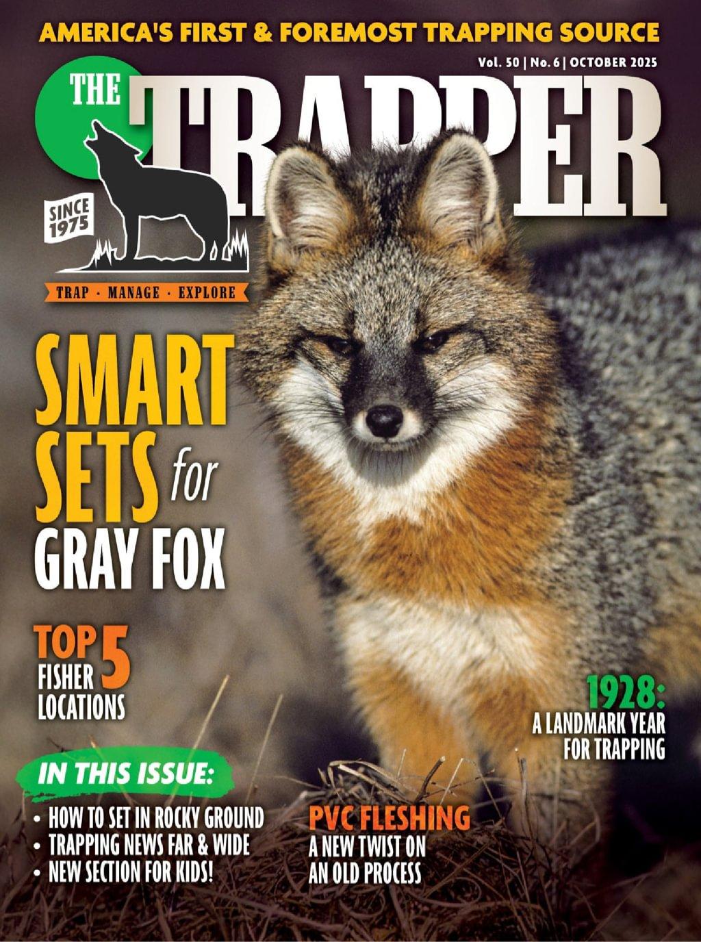 Trapper & Predator Caller Magazine Subscription                    October 1st, 2025 Issue