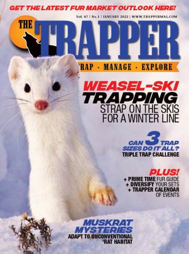 Trapper & Predator Caller Magazine January 1st, 2022 Issue Cover