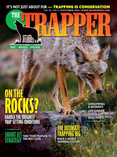 Trapper & Predator Caller Magazine September 1st, 2022 Issue Cover