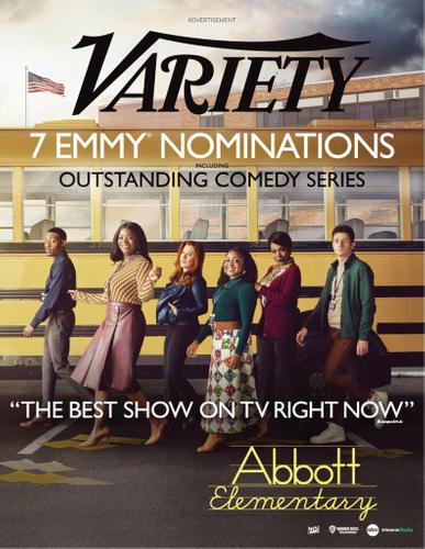 Variety Magazine July 27th, 2022 Issue Cover