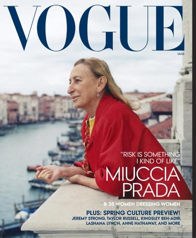 Vogue Magazine March 1st, 2024 Issue Cover
