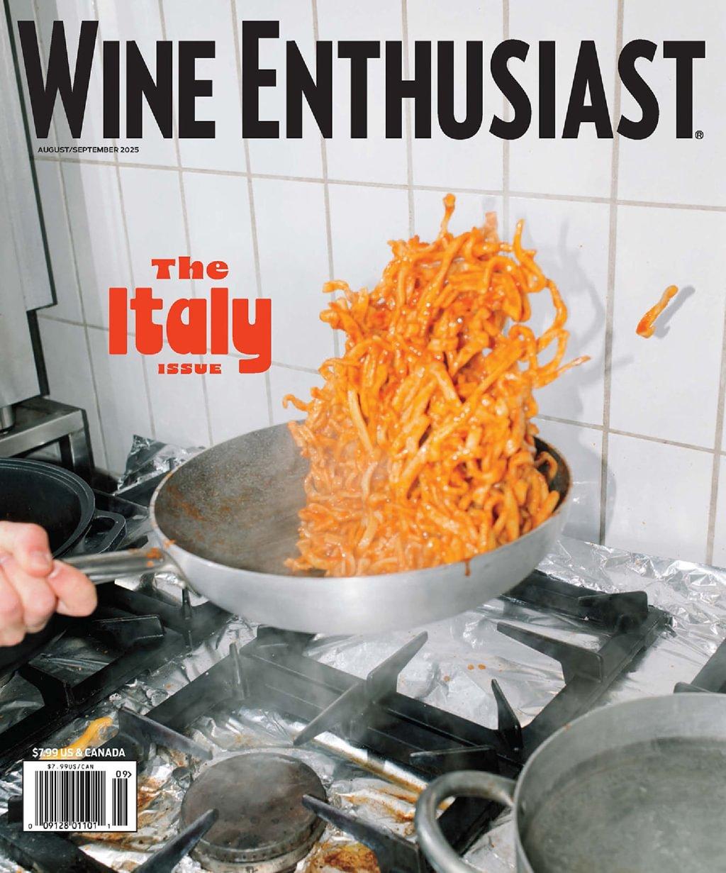 Wine Enthusiast Magazine August 1st, 2025 Issue Cover