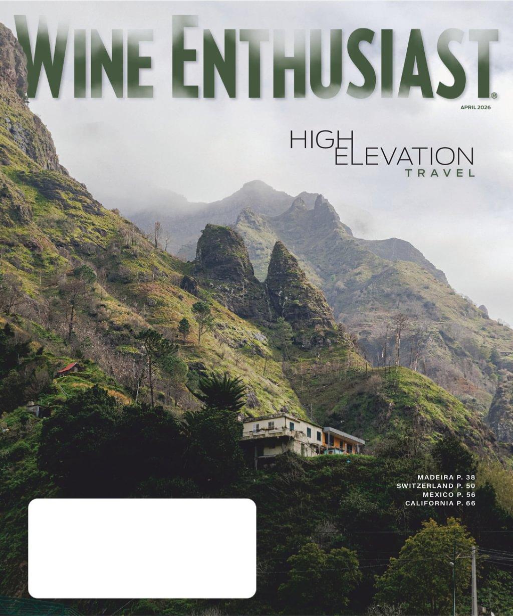 Wine Enthusiast Magazine April 1st, 2026 Issue Cover