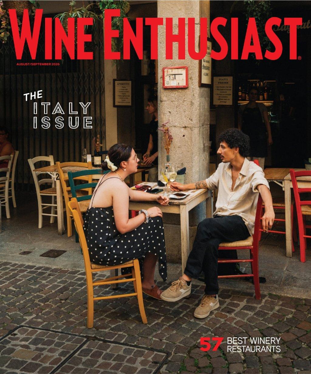 Wine Enthusiast Magazine August 1st, 2026 Issue Cover