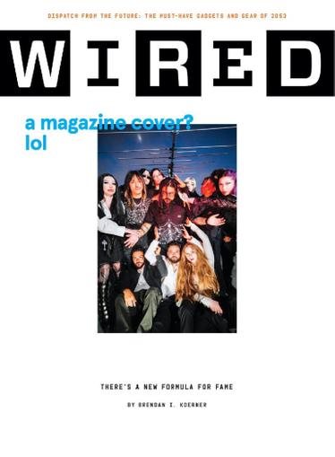 Wired Magazine November 1st, 2023 Issue Cover