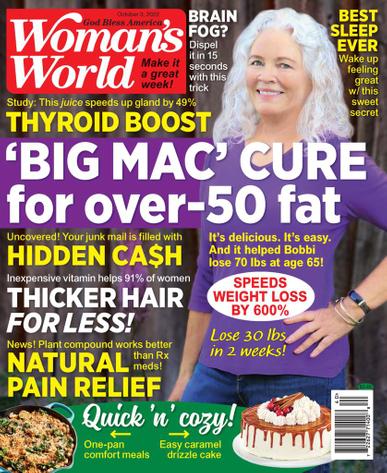 Woman's World Magazine October 3rd, 2022 Issue Cover