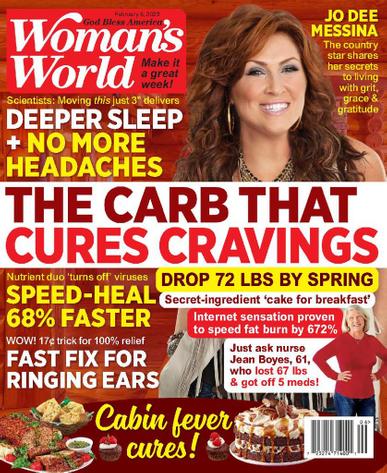 Woman's World Magazine February 6th, 2023 Issue Cover