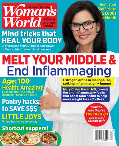Woman's World Magazine April 22nd, 2024 Issue Cover