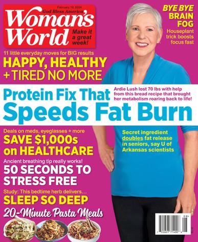 Woman's World Magazine February 19th, 2024 Issue Cover