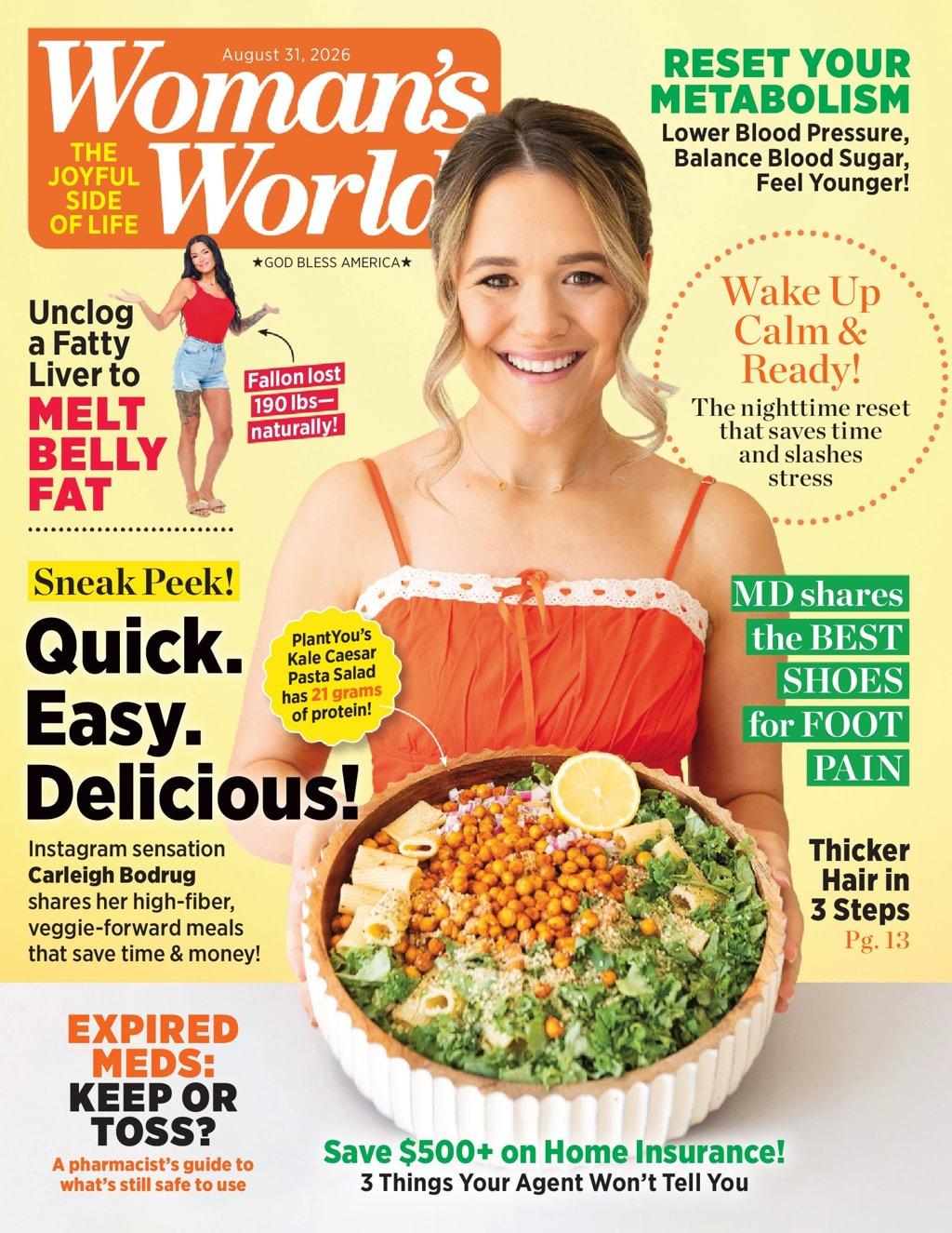 Woman's World Magazine August 31st, 2026 Issue Cover