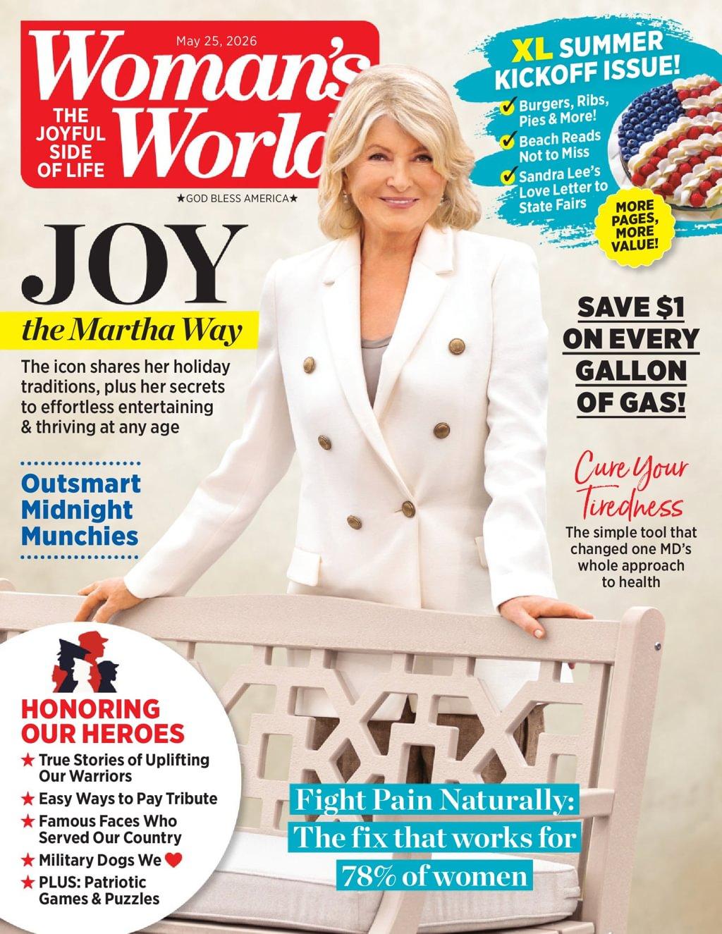 Woman's World Magazine May 25th, 2026 Issue Cover