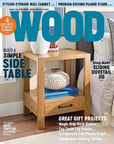 Wood Magazine December 1st, 2023 Issue Cover