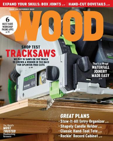 Wood Magazine November 1st, 2023 Issue Cover