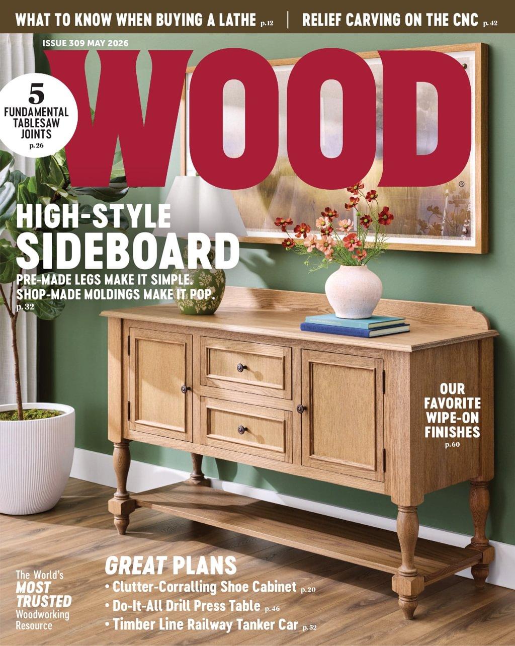 Wood Magazine May 1st, 2026 Issue Cover