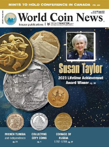 World Coin News Magazine April 1st, 2023 Issue Cover