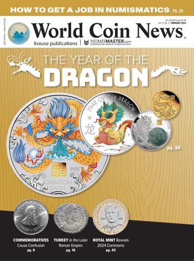 World Coin News Magazine February 1st, 2024 Issue Cover