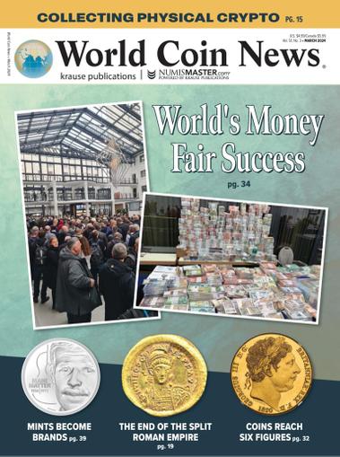 World Coin News Magazine March 1st, 2024 Issue Cover