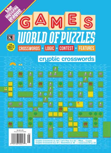 Games World of Puzzles Magazine May 1st, 2022 Issue Cover