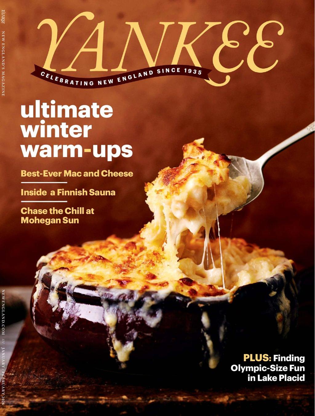 Yankee Magazine January 1st, 2026 Issue Cover