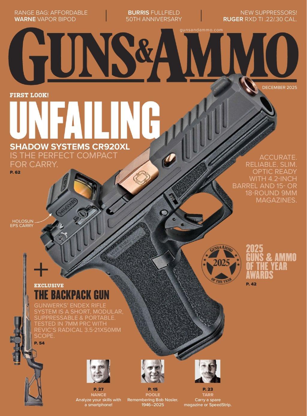 Guns & Ammo Magazine December 1st, 2025 Issue Cover