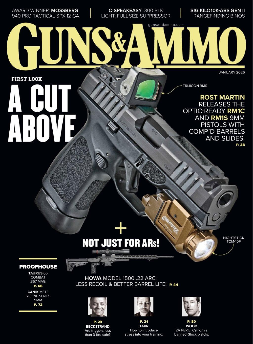 Guns & Ammo Magazine January 1st, 2026 Issue Cover
