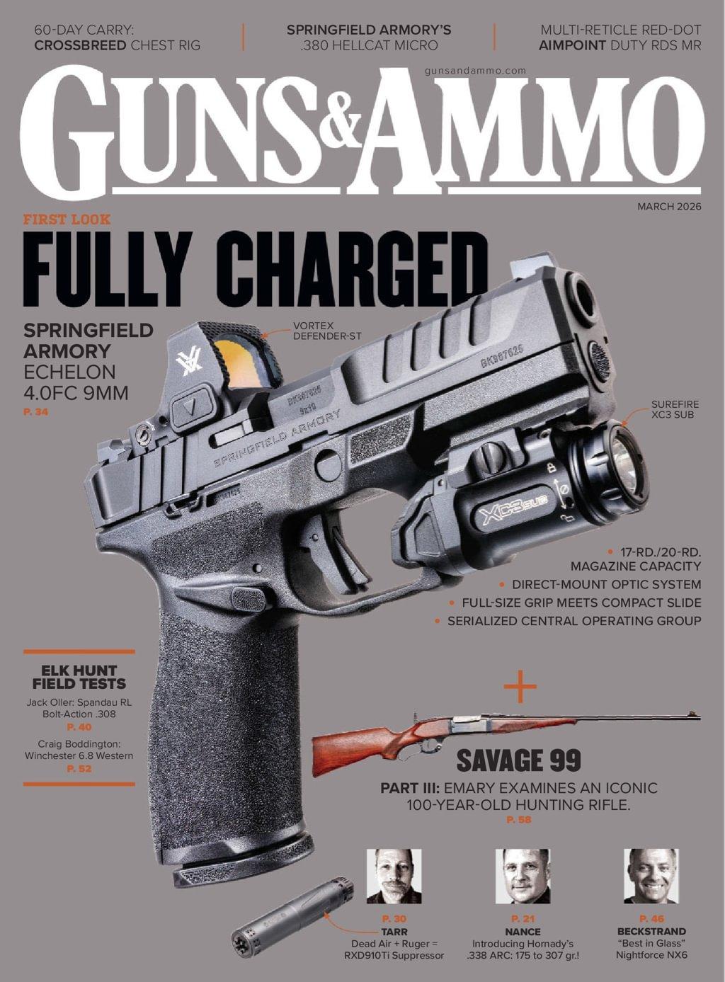 Guns & Ammo Magazine March 1st, 2026 Issue Cover