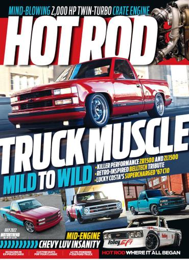 Hot Rod Magazine July 1st, 2022 Issue Cover
